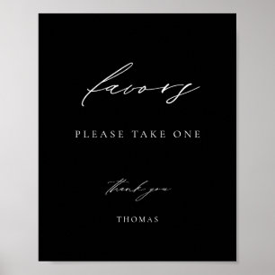 Poster Faveur noire