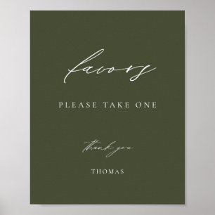 Poster Faveur verte d'olive