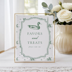 Poster Faveurs et Traitements Neutres de Genre Canard Col