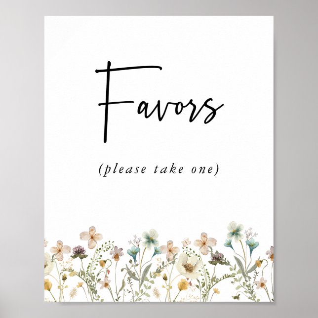 Poster Faveurs Florales (Devant)