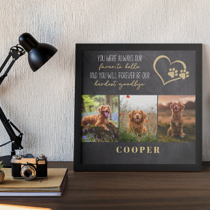 Poster Favori Hello Hardest Goodbye Pet Memorial