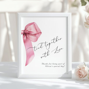 Poster Favoris d'anniversaire liés ensemble avec amour Ru