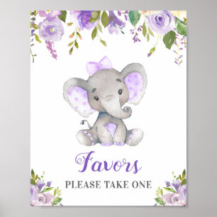 Poster Favoriser Prendre Un Petit Arachide Eléphant Girl
