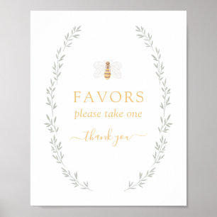 Poster Favoriser Signer doux comme peut être Baby shower