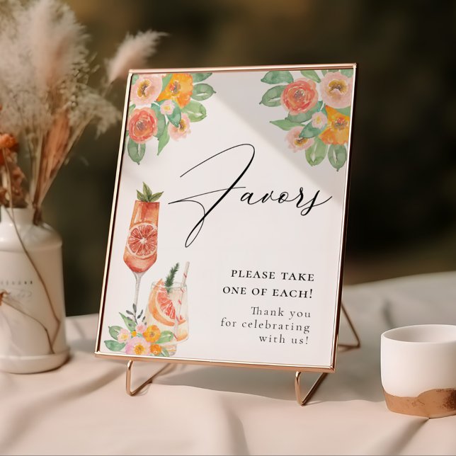 Poster Favors de cocktail lumineux pour l'amour au premie (Créateur téléchargé)