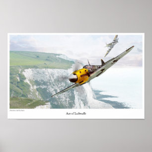Poster FB 109" de Messerschmitt d'affiche d'art