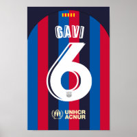 FC Barcelone Football Jersey Wallart