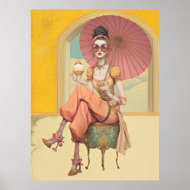 Poster ^~* FD2 Boho femme Apple Butterfly 45 (Devant)