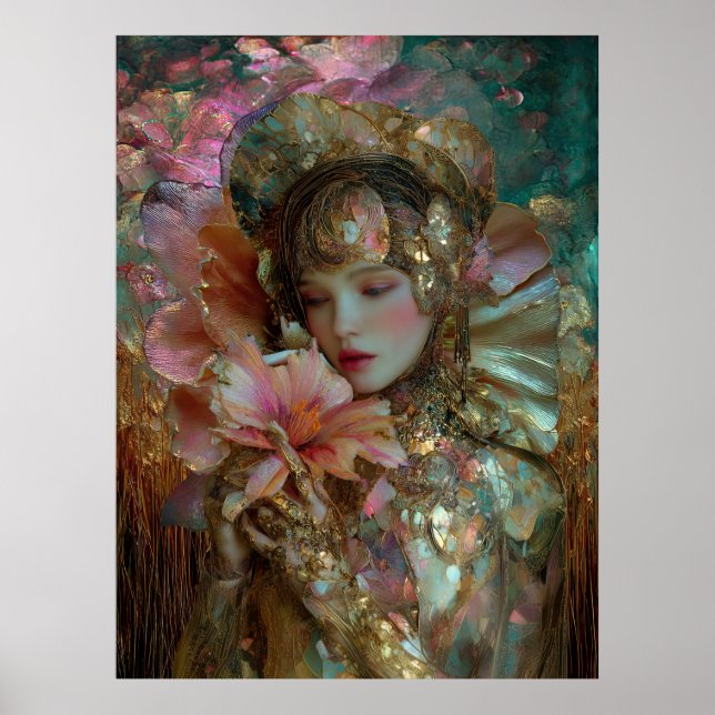 Poster - FD2 Dreamy Enchanting Fantasy Muse Iridescent 33 (Devant)