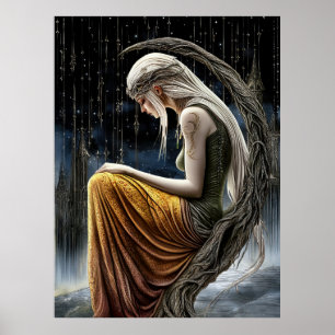 Poster - FD2 Mystique Gardienne Lunaire Déesse Céleste 9