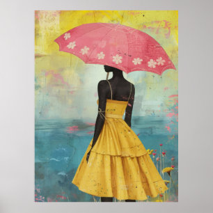 Poster *~* FD2 Vibrant Tropical Black Goddesses Casquette