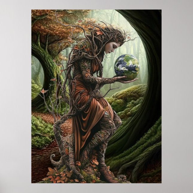Poster *~* FD3 Arbre de vie Gardien de la Terre 20 (Devant)