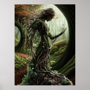 Poster *~* FD3 Arbre de vie Gardien de la Terre 40