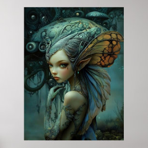 Poster *~* FD3 Forêt Imaginaire nymphe Art 17