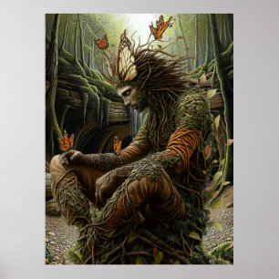 Poster *~* FD3 Gardien de la Terre Cosmique Mystique 23