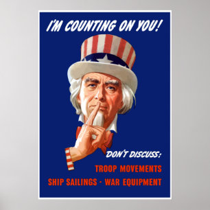 Poster FDR Oncle Sam — Frontière