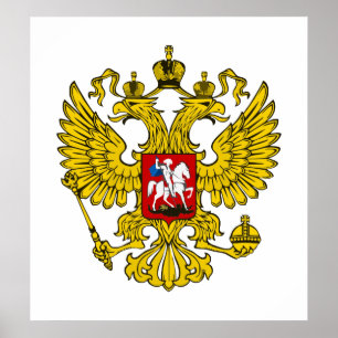 Poster Fédération de Russie Eagle