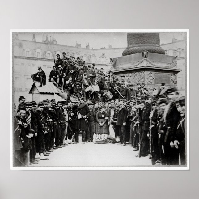 Poster Fédérations avant la colonne Vendôme (Devant)