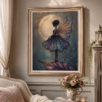 Fée de clair de lune enchantée Art Fantastique Aqu