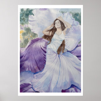 Poster Fée des Iris