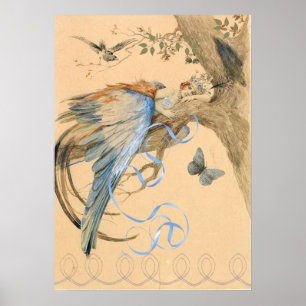 Poster Fée forestière