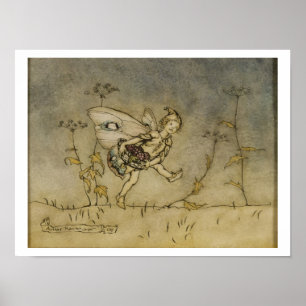 Poster Fée, illustration 'de Drea d'une nuit d'été