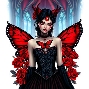 Poster Fée Papillon