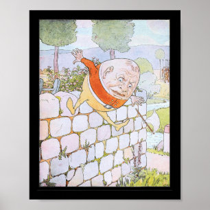 Poster Fée Rétro La Grande Automne Humpty Dumpty 1