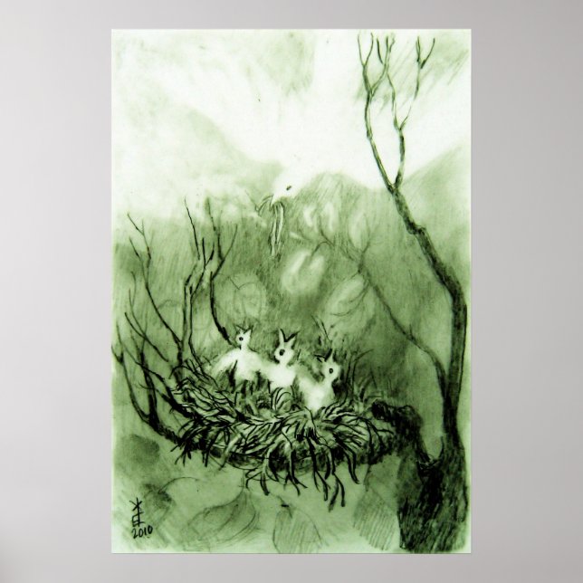 Poster "Feed Time" (Devant)