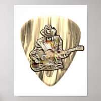 Feel the Blues - Conception de guitare artistique