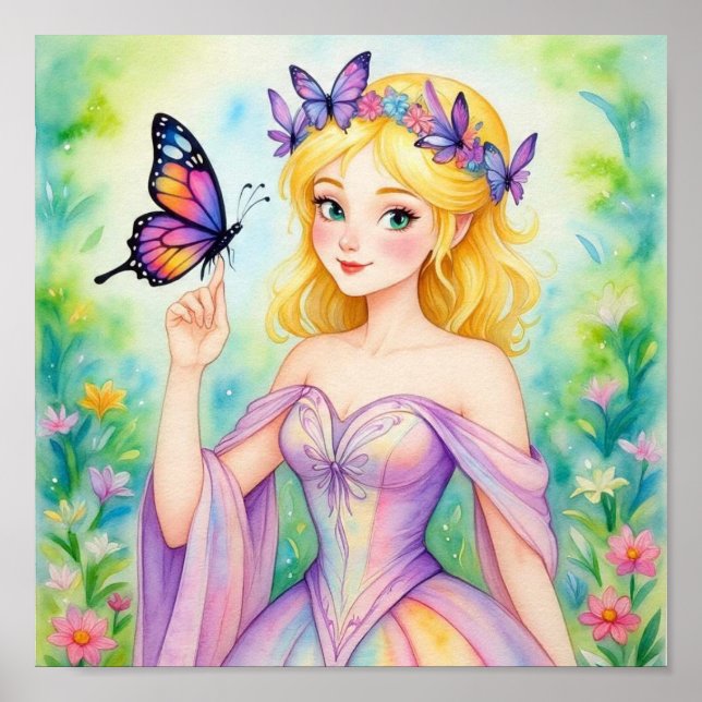 Poster FéePrincesseFantaisie (Devant)