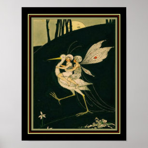 Poster féerie "La lune de miel" Imprimer ca. 1920 - 11x14