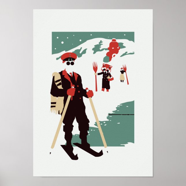 Poster Féerie urbaine — Randonnée d'hiver (Devant)