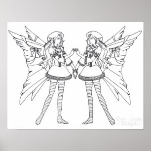 Poster Féeries de Lolita Couleur-Votre-Propres