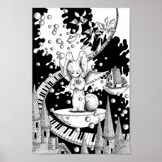 Poster Fées et pays du ciel.