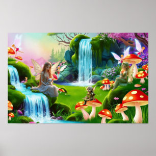 Poster Fées Mignonnes