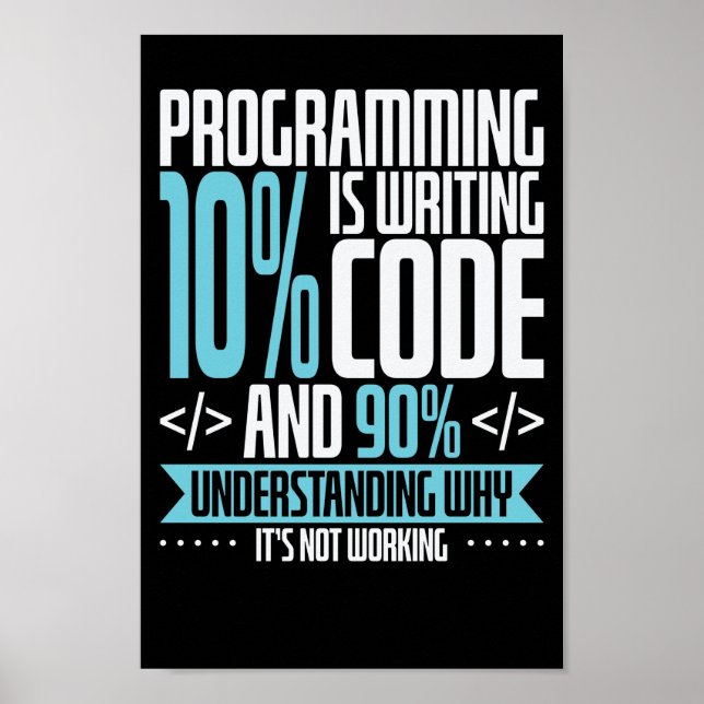 Poster Fehler finden beim Programmieren nert (Devant)