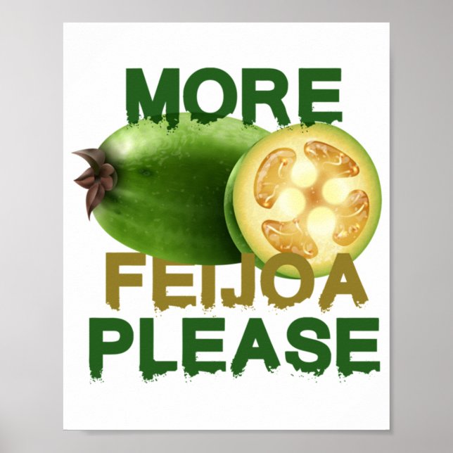 POSTER FEIJOA FRUIT ! CADEAU POUR LES AMATEURS RAREMENT D (Devant)