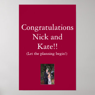 Poster Félicitations