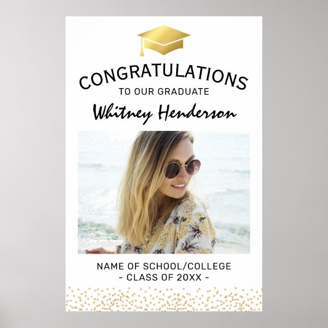 Poster Félicitations aux diplômés de 2025 (Devant)