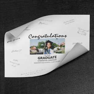 Poster Félicitations aux diplômés Signature de l'invité