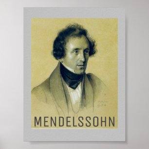 Poster Felix Mendelssohn (1834)