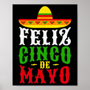 Poster Feliz Cinco De Mayo Festival Mexicain