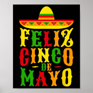 Poster Feliz Cinco De Mayo Festival Mexicain Partie 1