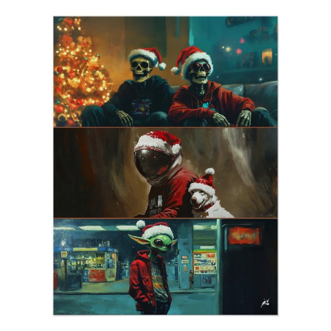 Poster Feliz Natal (Devant)