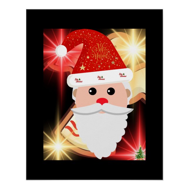 Poster Feliz Navidad (Devant)