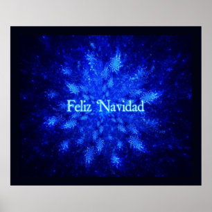 Poster Feliz Navidad - Snowburst