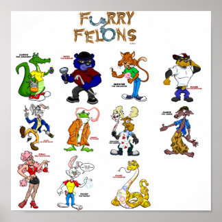 Poster Felons fourrés