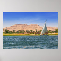 Felucca - Le Nil, Louxor, Egypte