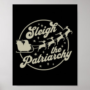 Poster Féminin Noël détruire le patriarcat